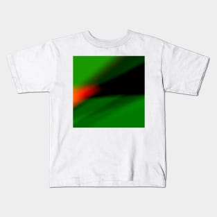 green black red abstract texture Kids T-Shirt